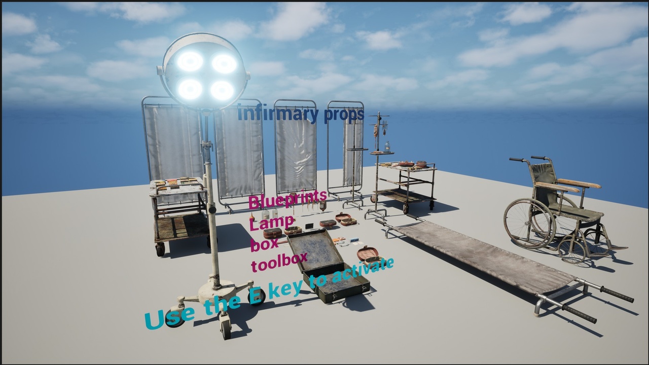Media 1 for listing infirmary props