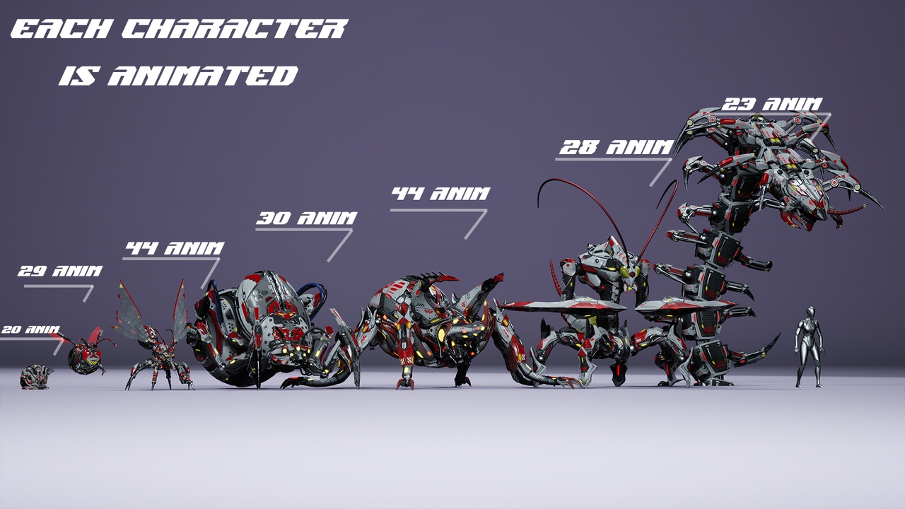 Sci-Fi Insects pack