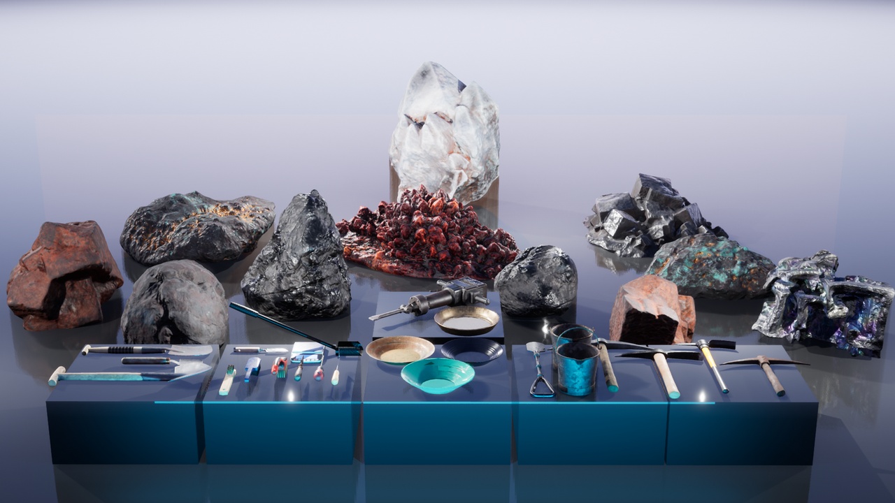 Media 1 for listing Mineral Digging props