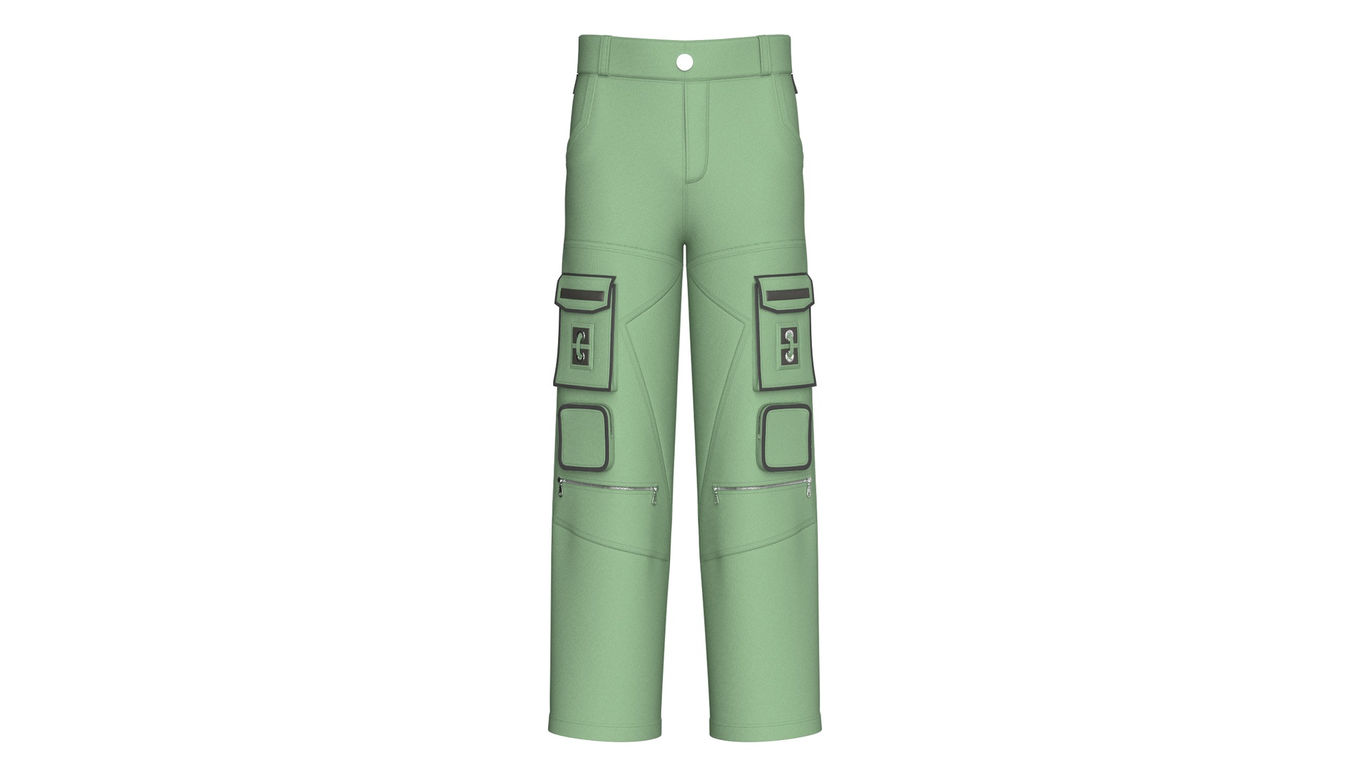 Media 1 for listing Men Cargo Pant With Dual Flap Pockets | High Poly