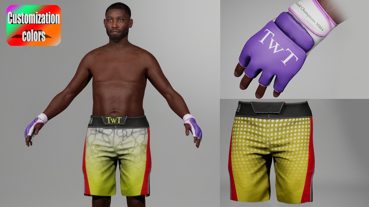 Media 1 for listing MMA Fighter Cloth