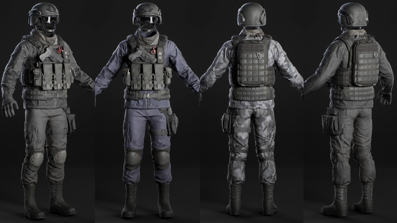 Media 1 for listing Spec Ops Outfit 02 - Metahuman