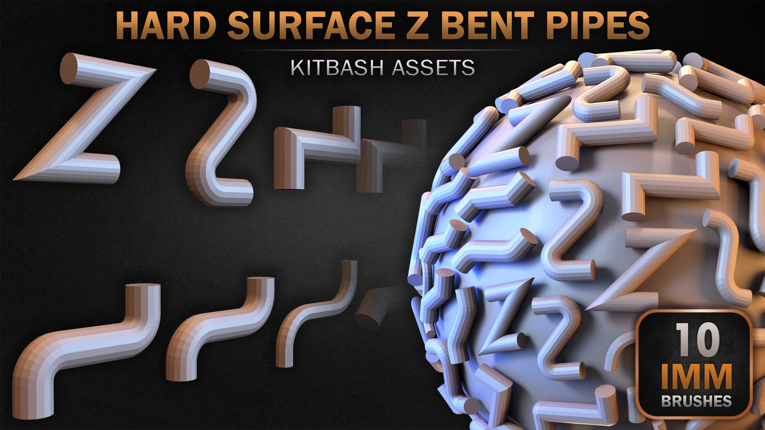 Media 1 for listing 10 Hard Surface IMM Z Bent Pipes