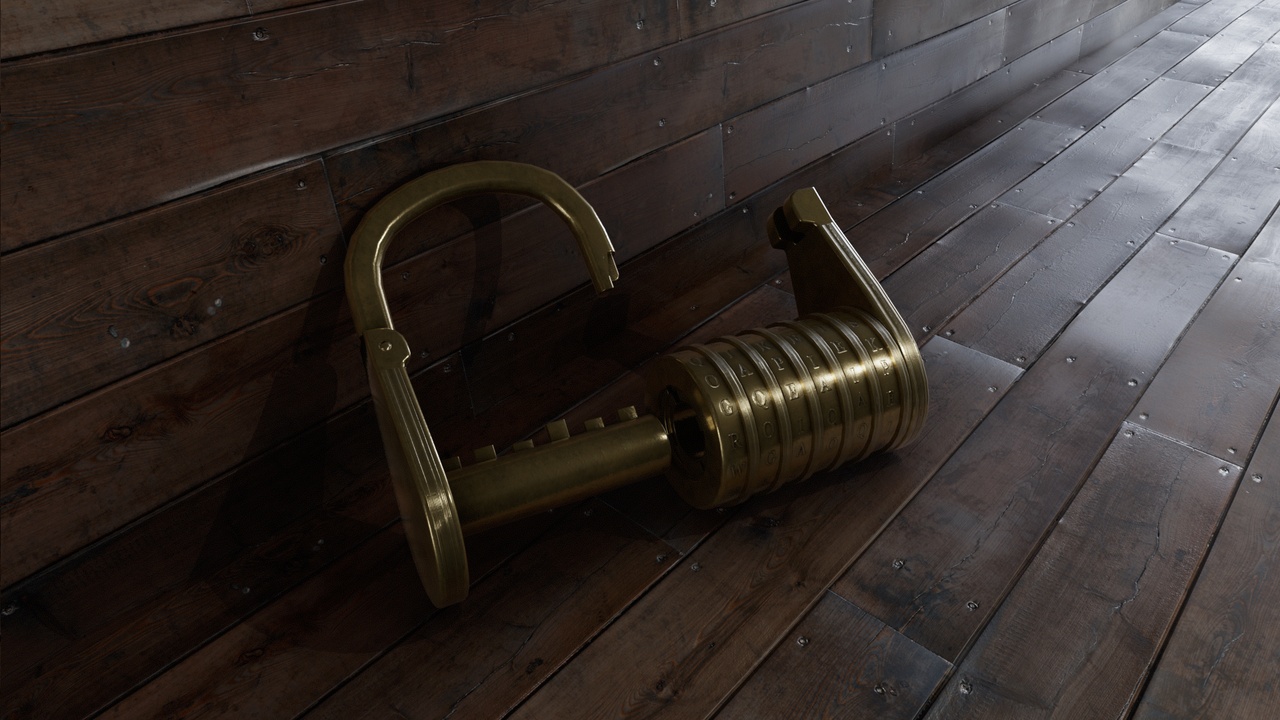Media 1 for listing Old rotary combination cipher lock