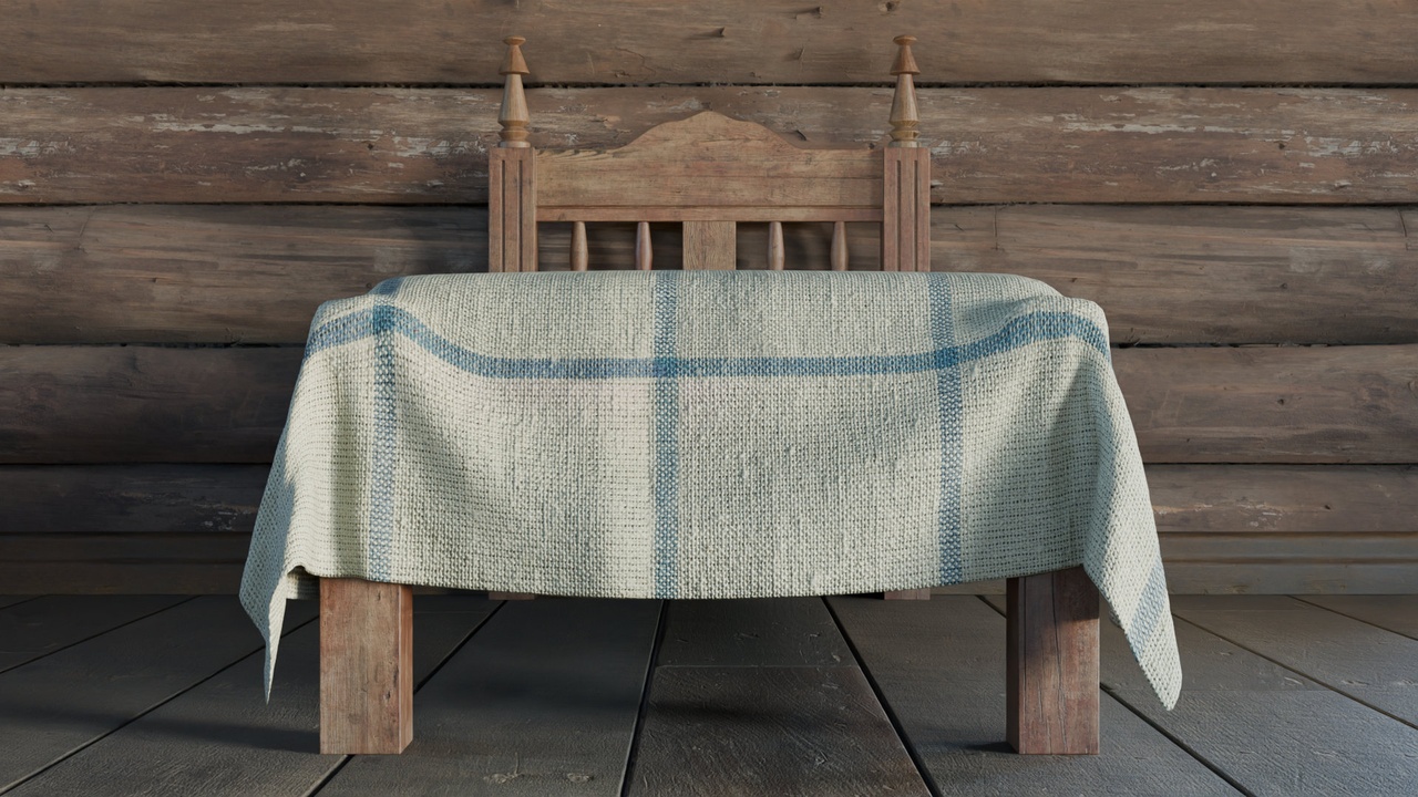Mídia 1 do anúncio Rustic Single Bed - Country Wooden Bed