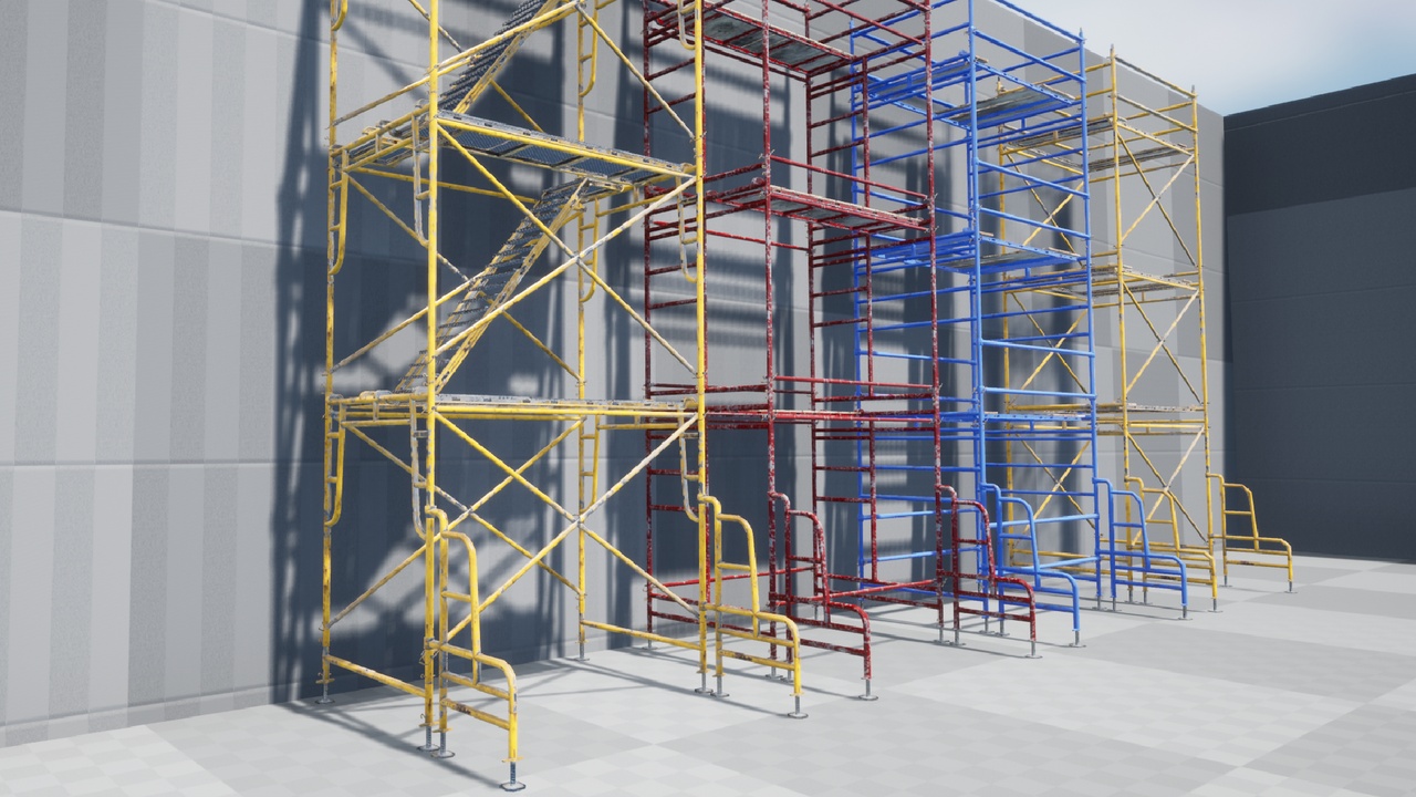 Multimedia 1 dla listy Industrial scaffolding model 1