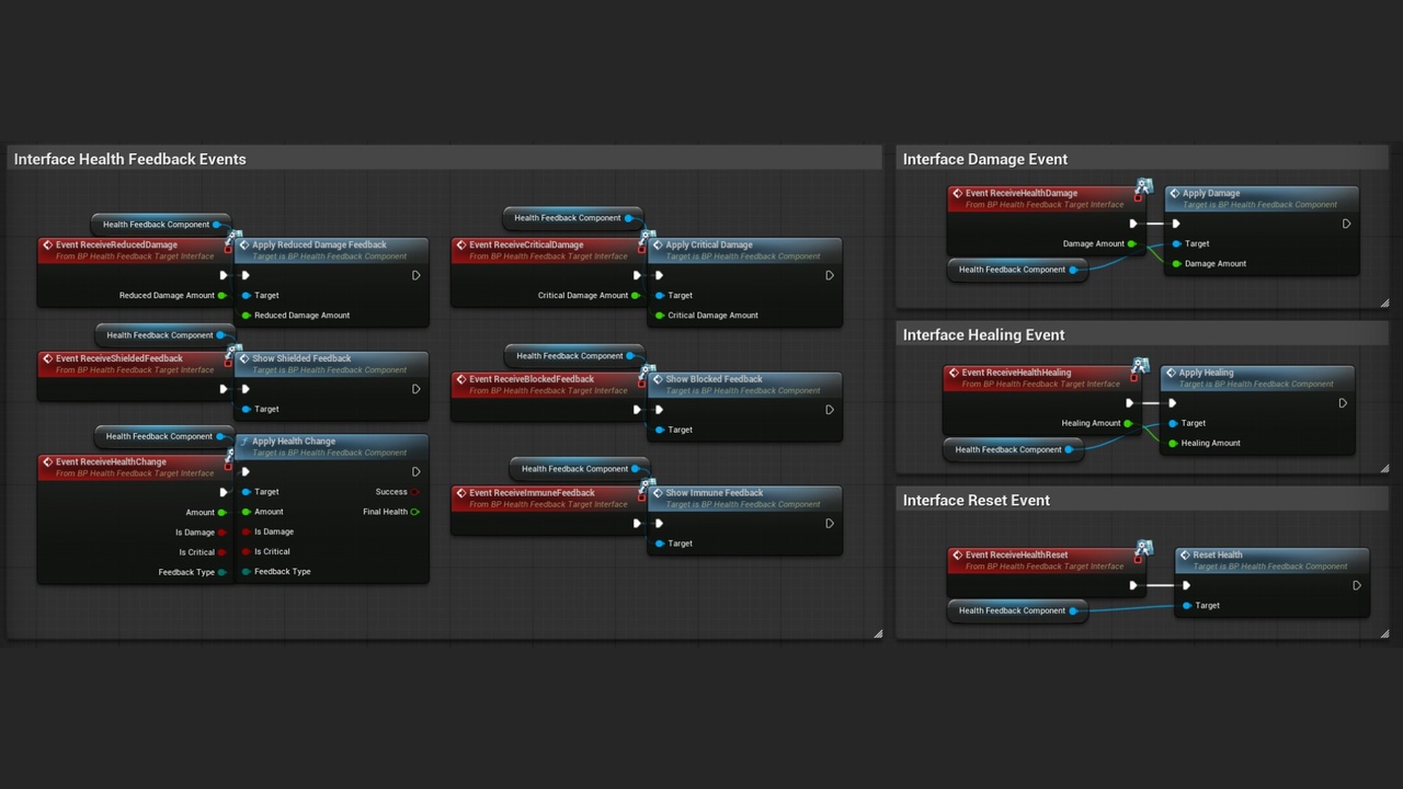 Media 1 for listing Health Feedback System - Blueprint Health & Damage Feedback