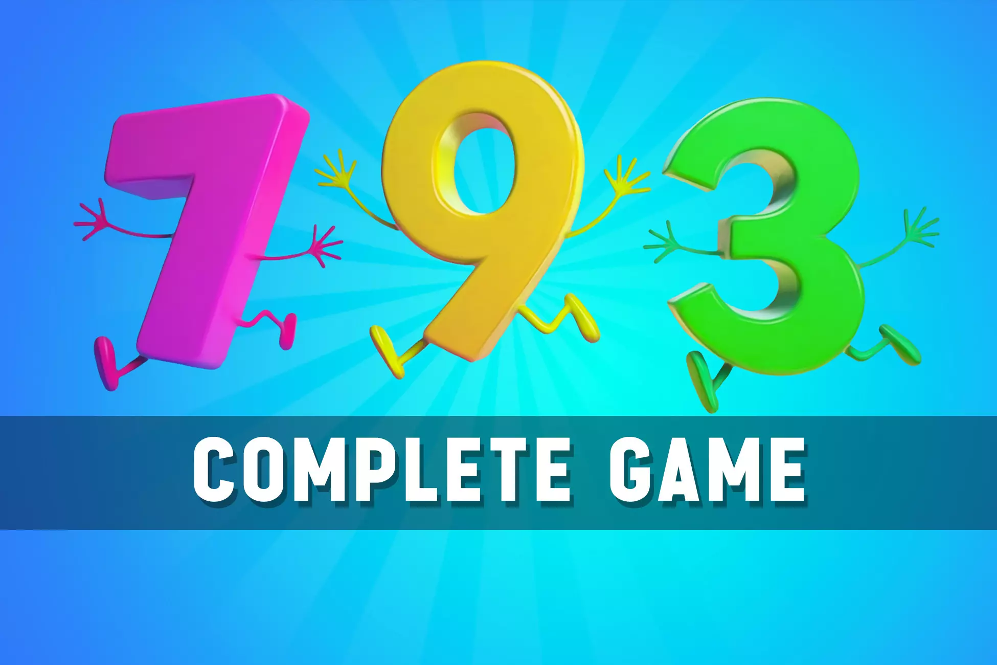 Arcade Numbers Template Number Race | Game Template | Fab