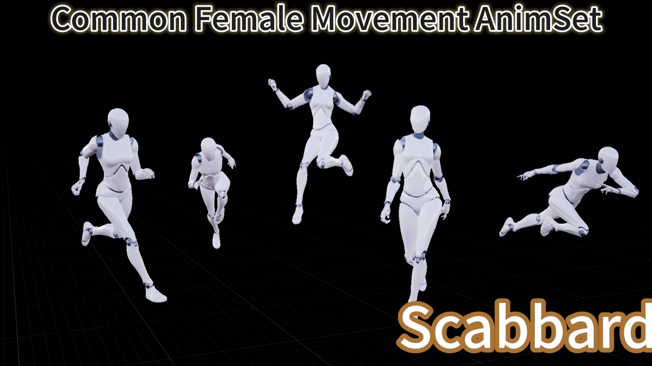商品 Common Female Movement AnimSet 的媒体 1