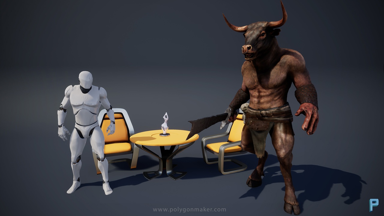 Media 1 for listing Minotaur Barbarian