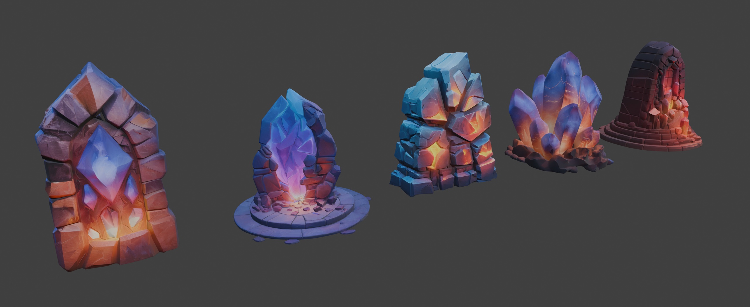 Medium 1 für Eintrag FREE Stylized Glowing Stones💎