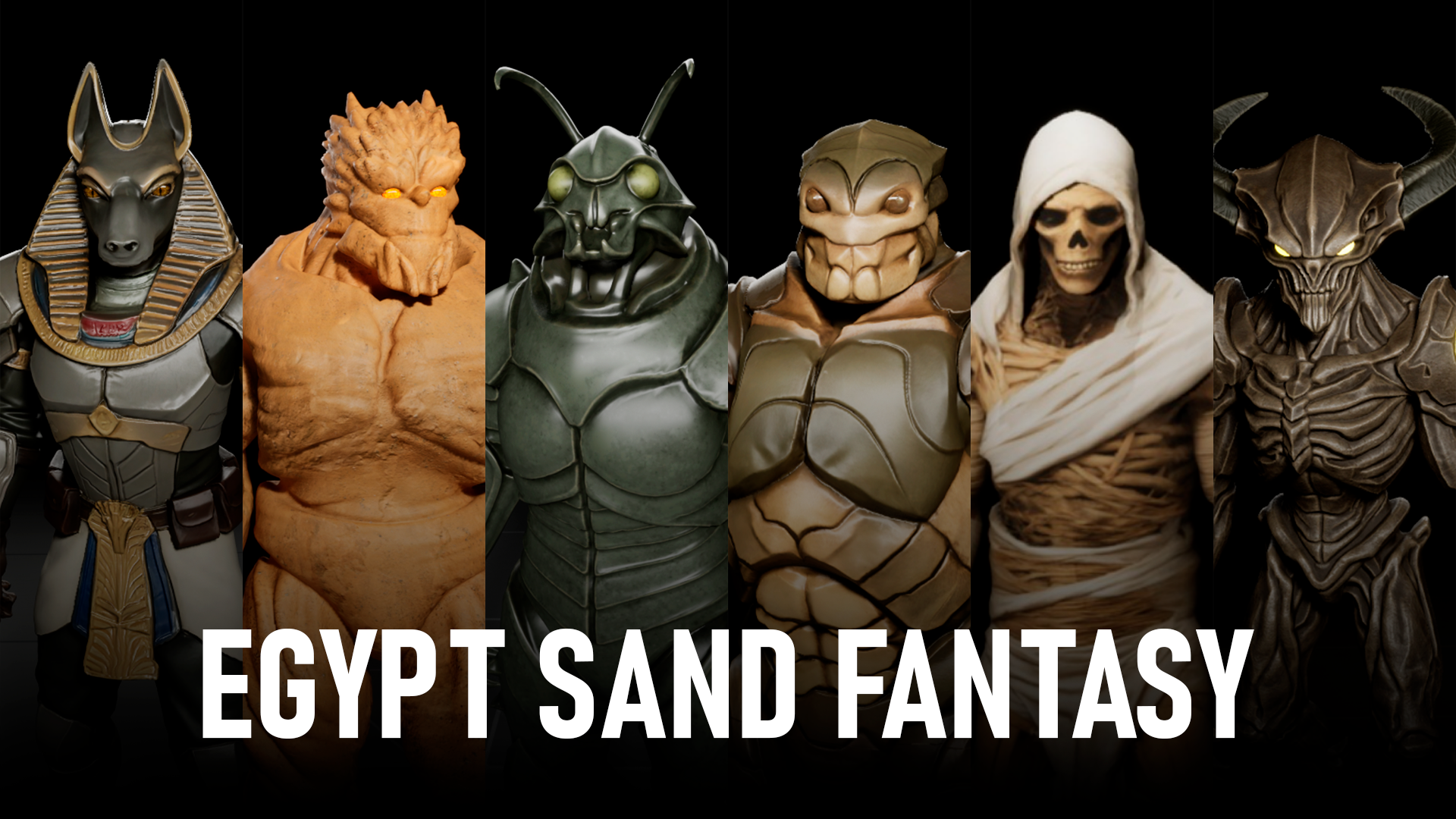 Egypt Sand Fantasy Characters Pack | Fab