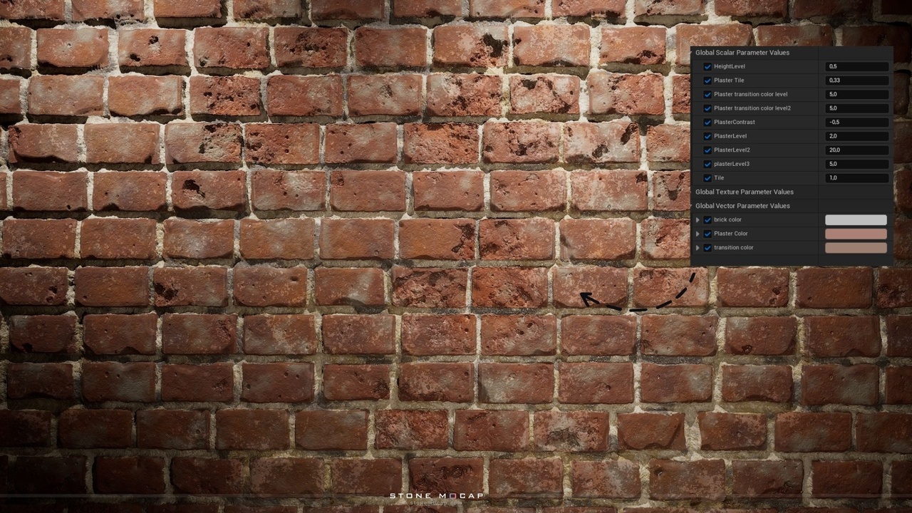 Media 1 for listing Dynamic Brick Wall Material