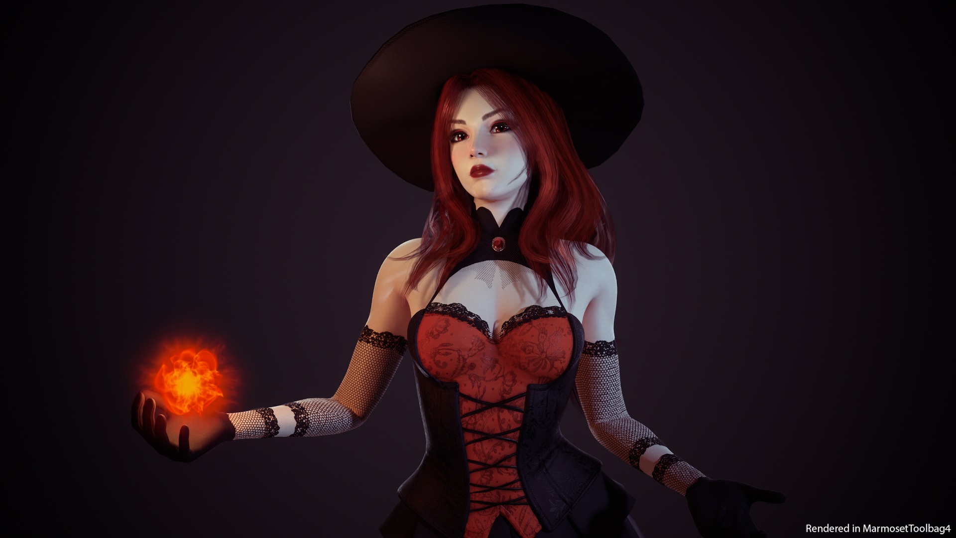Media 1 for listing Halloween Witch Girl