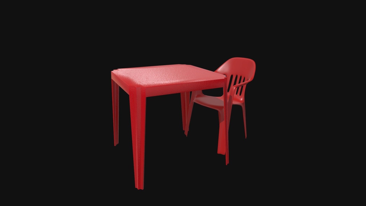 Media 1 for listing Plastic Table and Chair