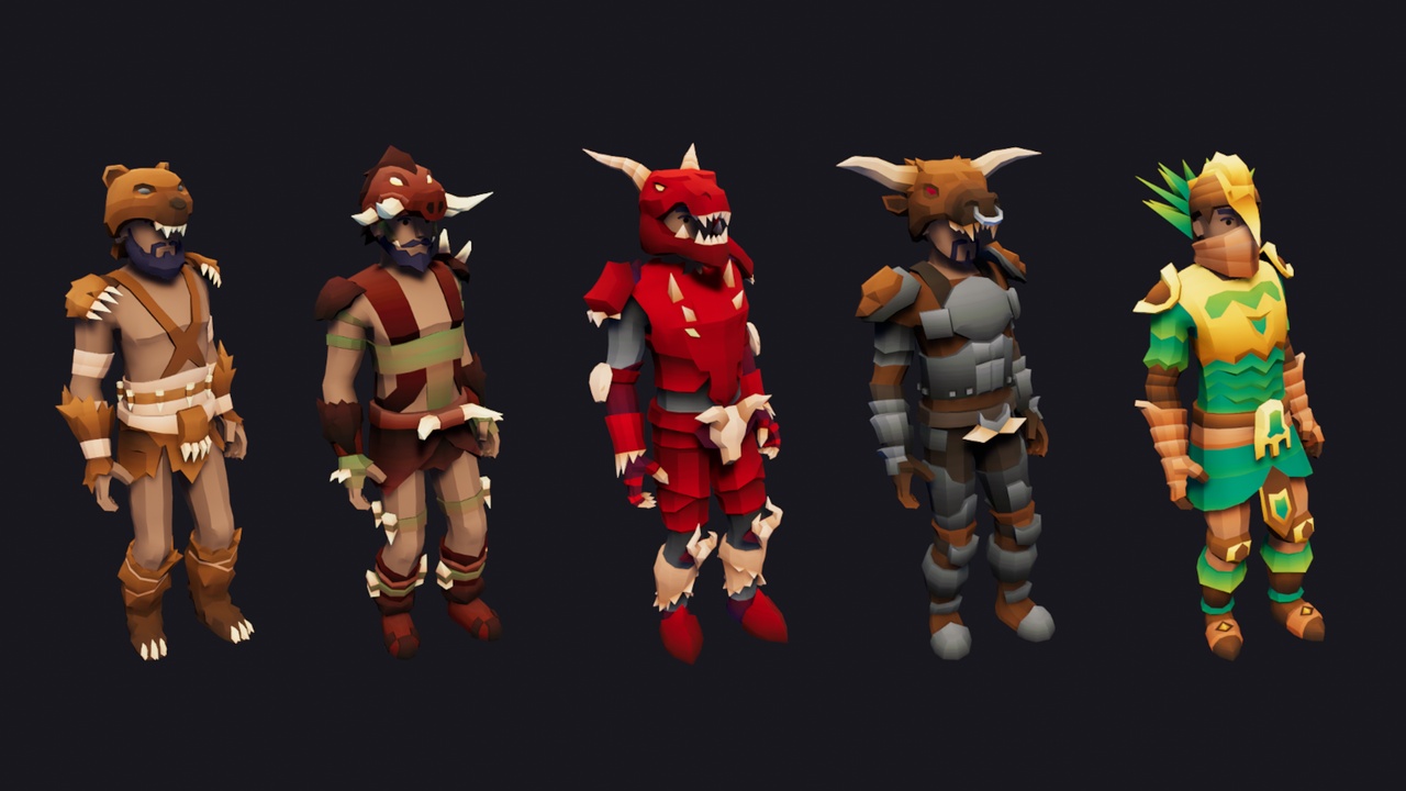 Media 1 for listing Low Poly Armor Sets 1 - RPG Characters