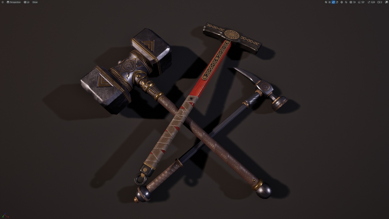 Media 1 for listing Battle Hammers Pack