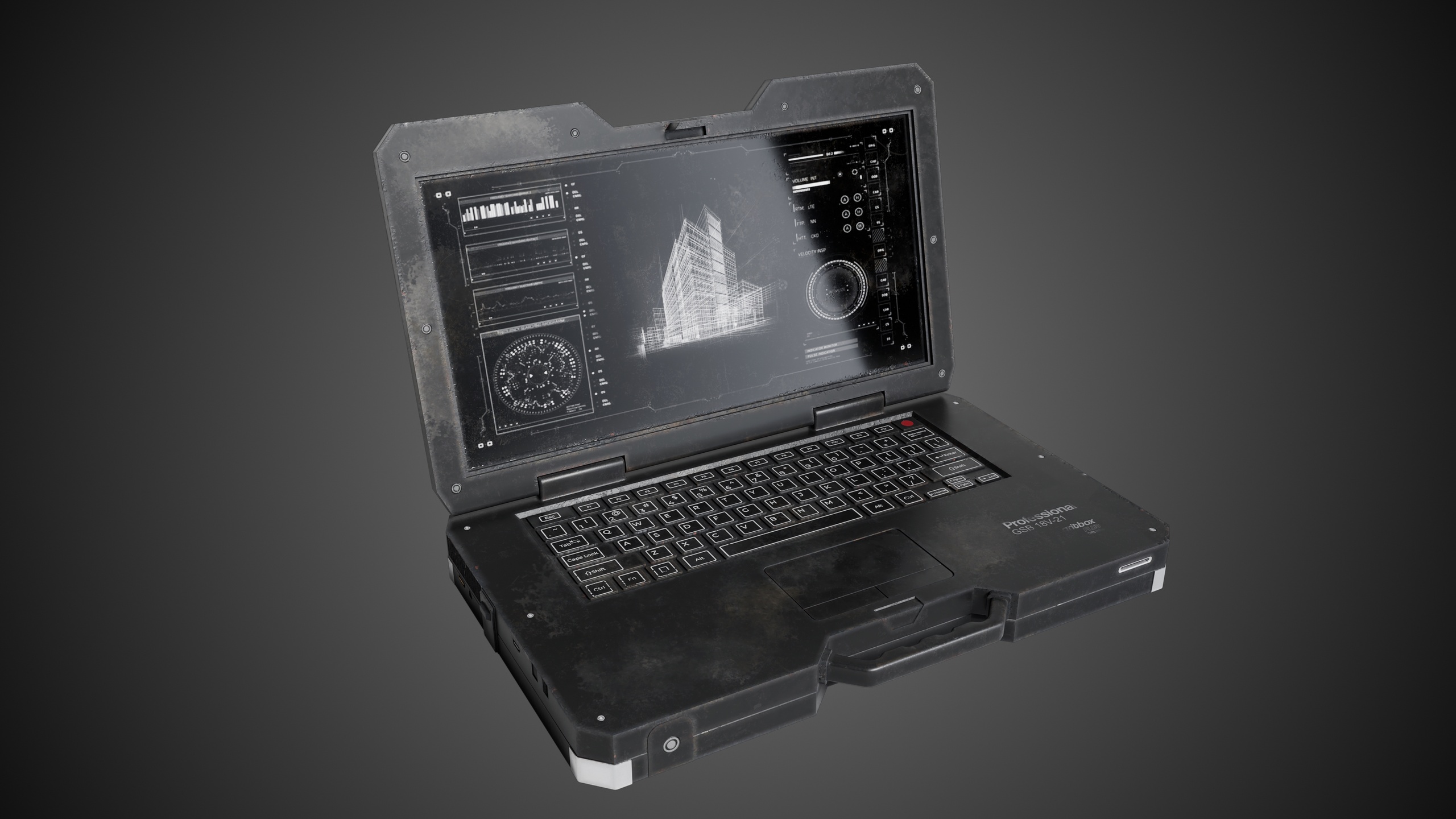 Media 1 for listing Construction Site Military Laptop