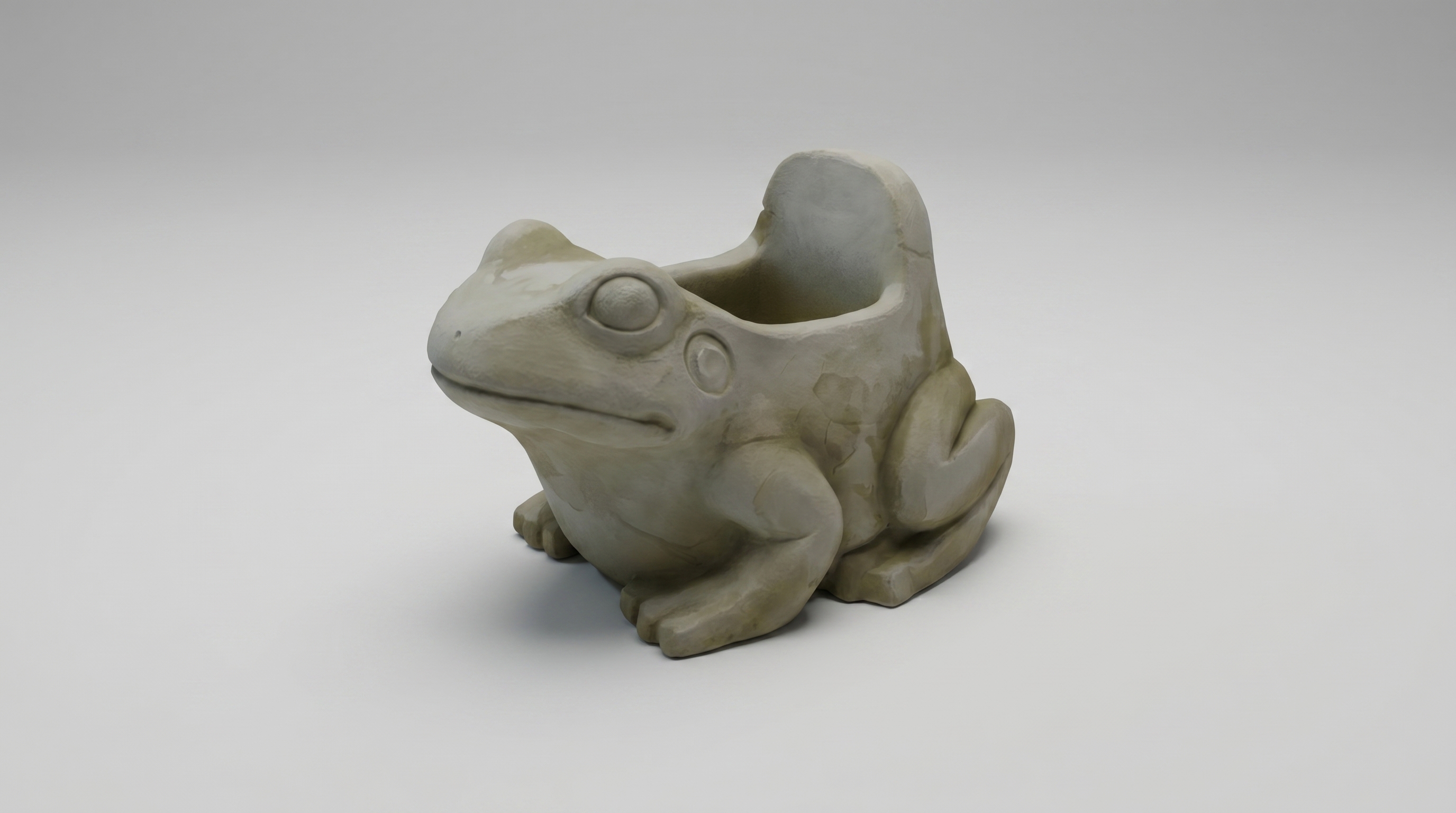 Stylized Frog Stone Seat (With LOD) | Fab