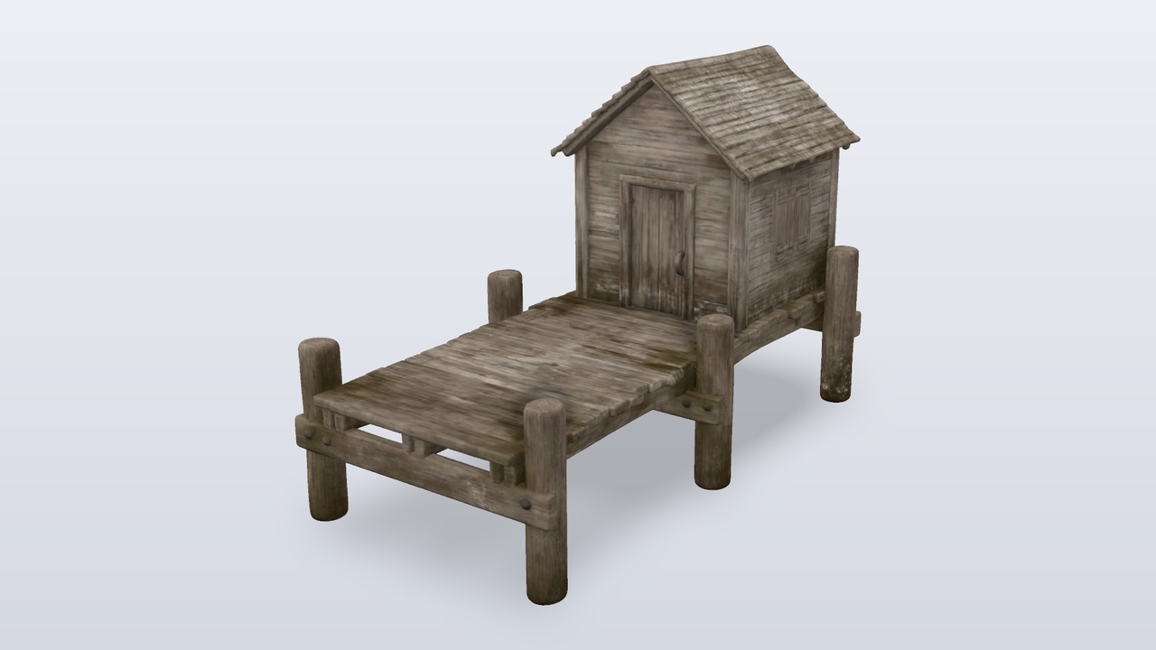 Media 1 for listing Fishing Dock With Hut
