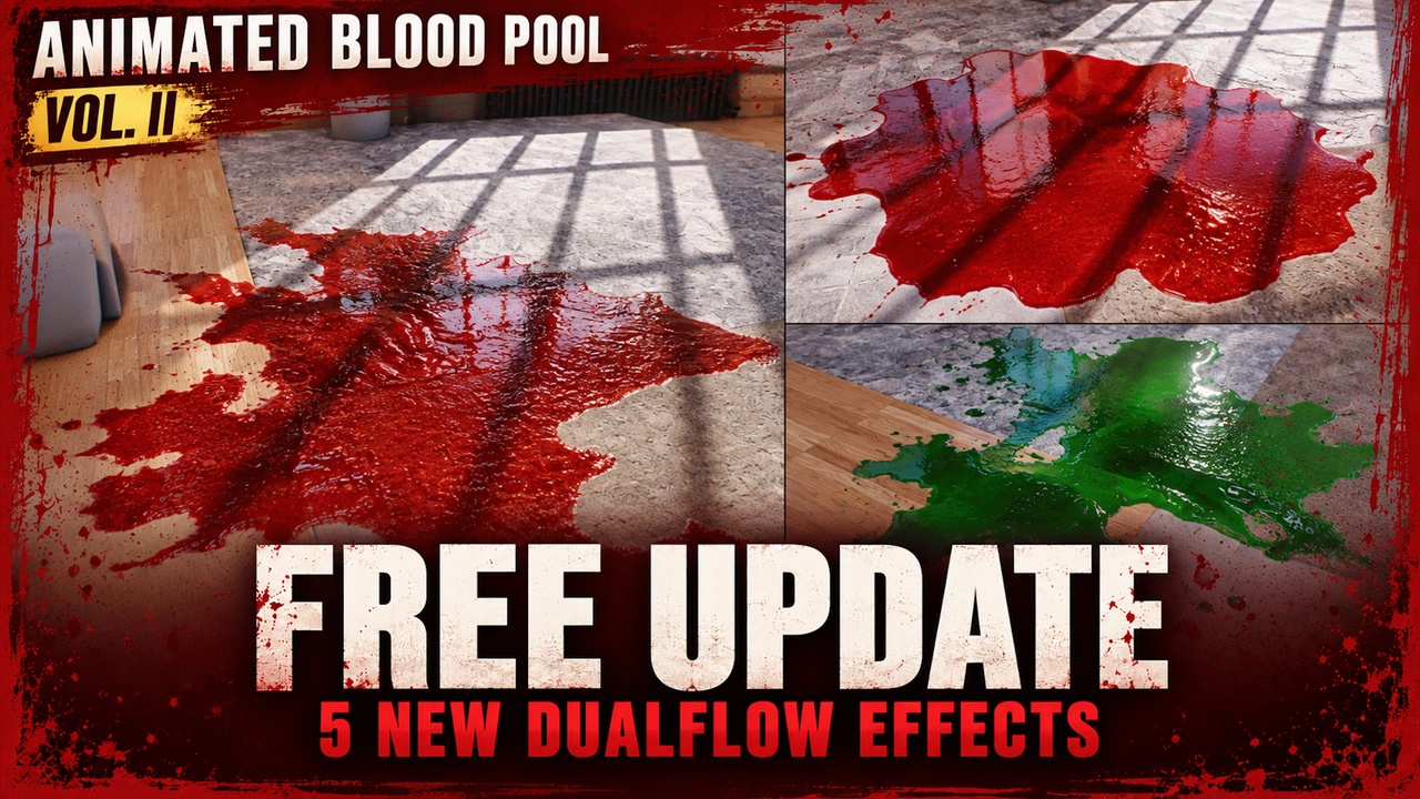 Media 1 for listing Animated Blood Pool Pack Vol.II
