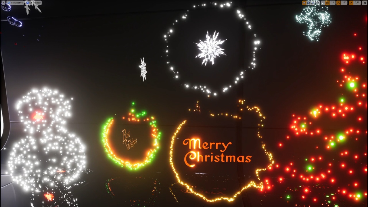 Media 1 for listing Christmas VFX Particles
