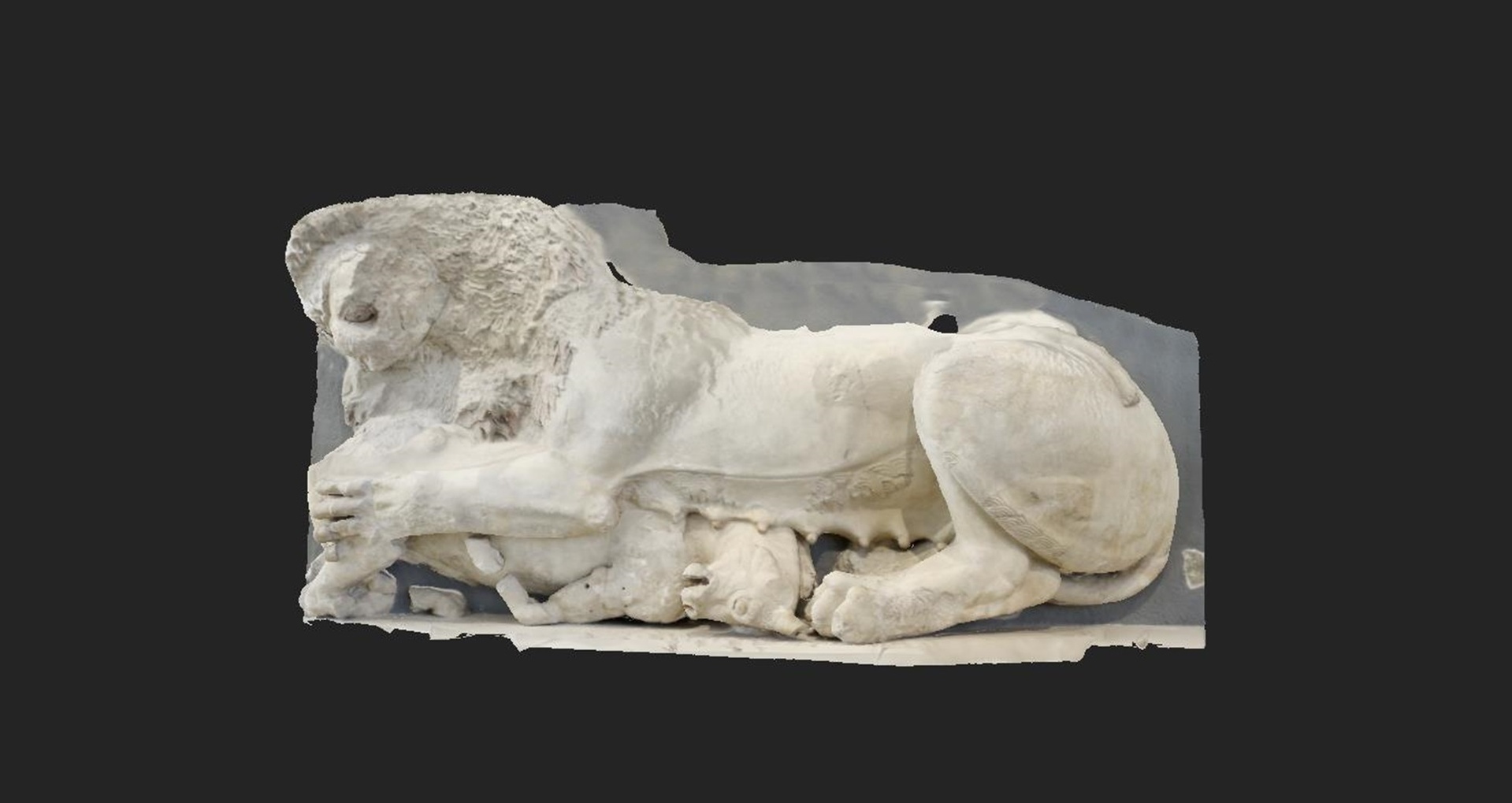 Media 1 for listing The Greek lioness devoured the calf (Lioness and Calf, Hekatompedon East Triangu