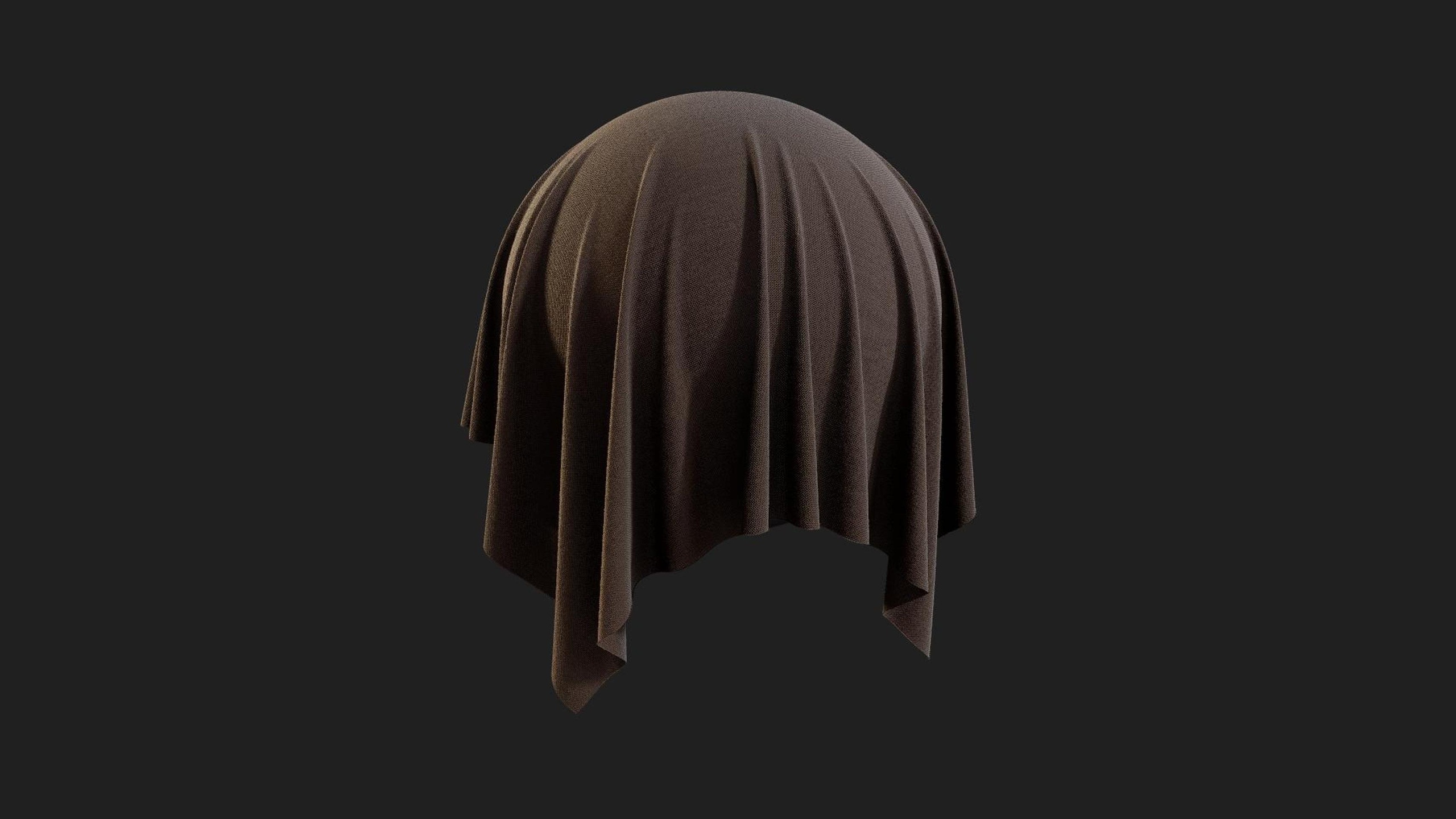 Media 1 for listing Fabric Clothes Wool Plain Weave Dark Brown