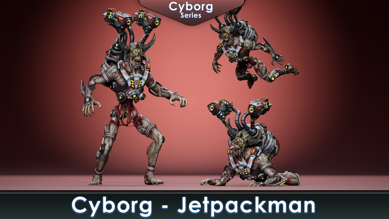 Media 1 for listing Cyborg Jetpackman