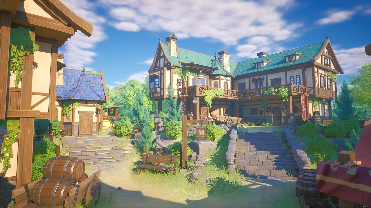 Media 1 for listing Modular Stylized Medieval Town