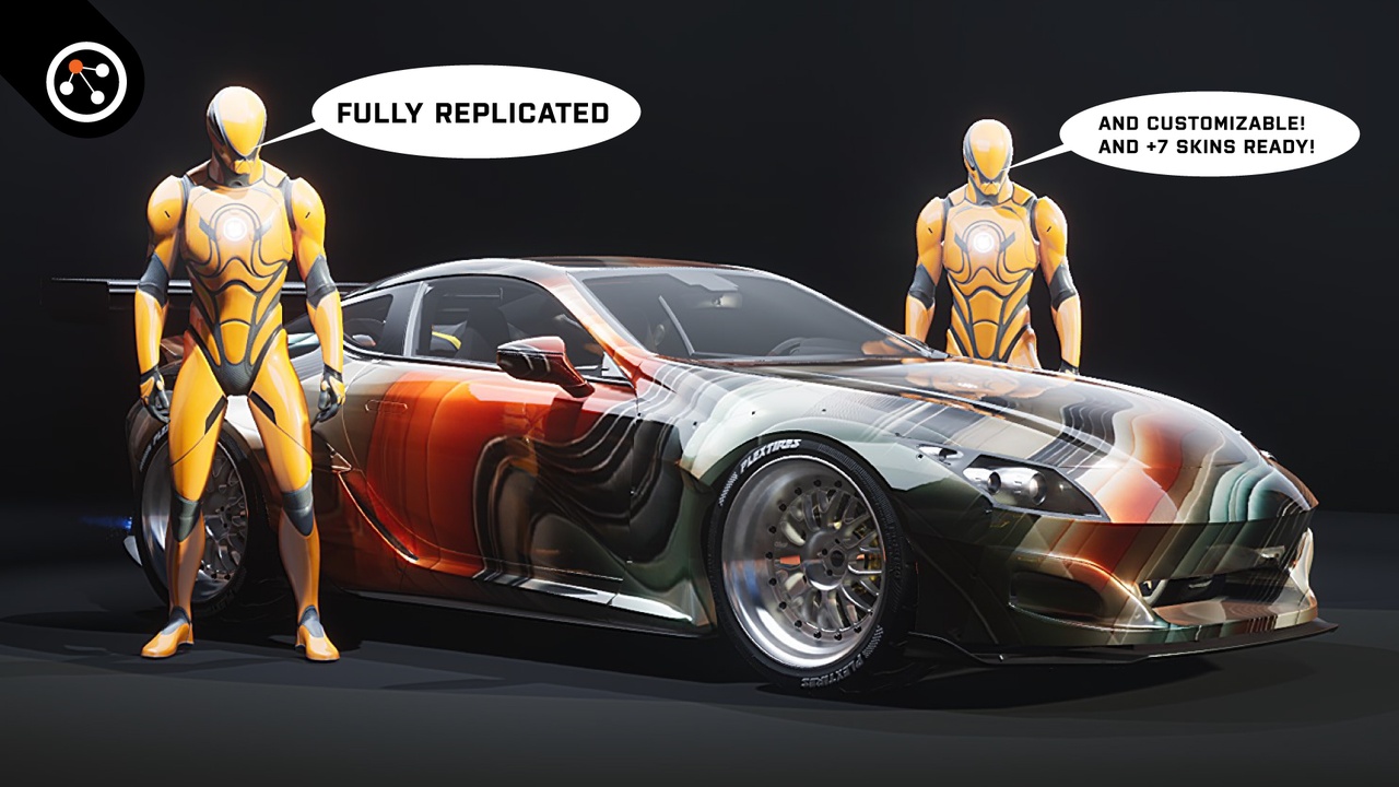 商品 Drivable Replicated Sport Car - Rexon - UE5 的媒体 1
