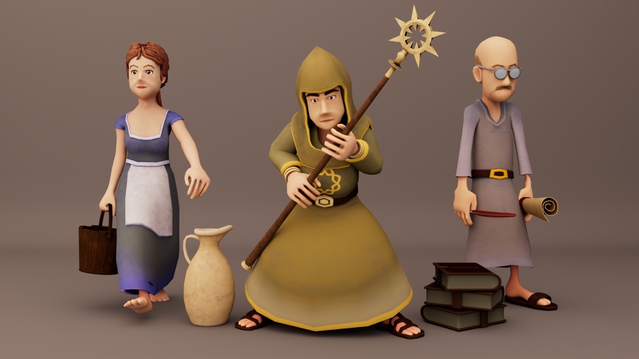 Media 1 for listing dReal Healer Fantasy Character Pack