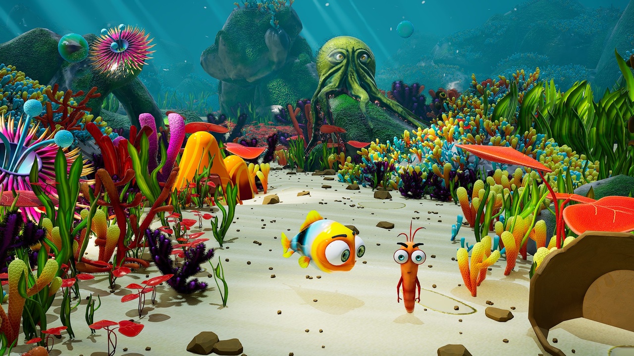 Media 1 for listing Stylized Underwater Scene with Characters – Game-Ready UE5 Project