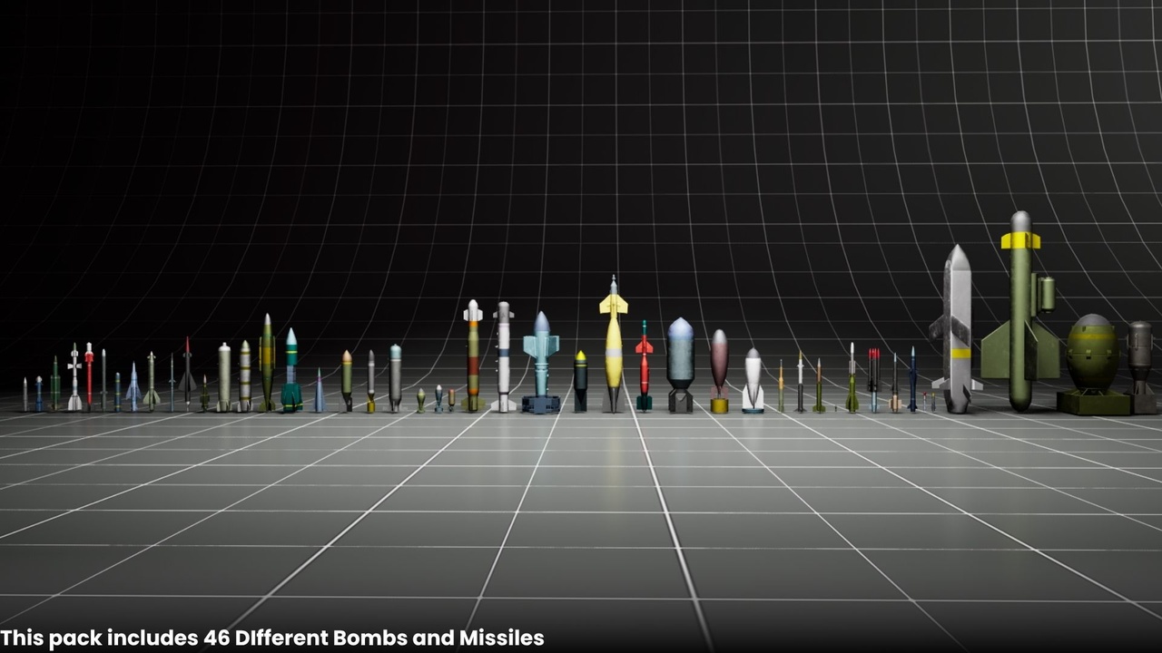 Media 1 for listing Cinematic Arsenal: Missiles, Drones & VDB Explosions