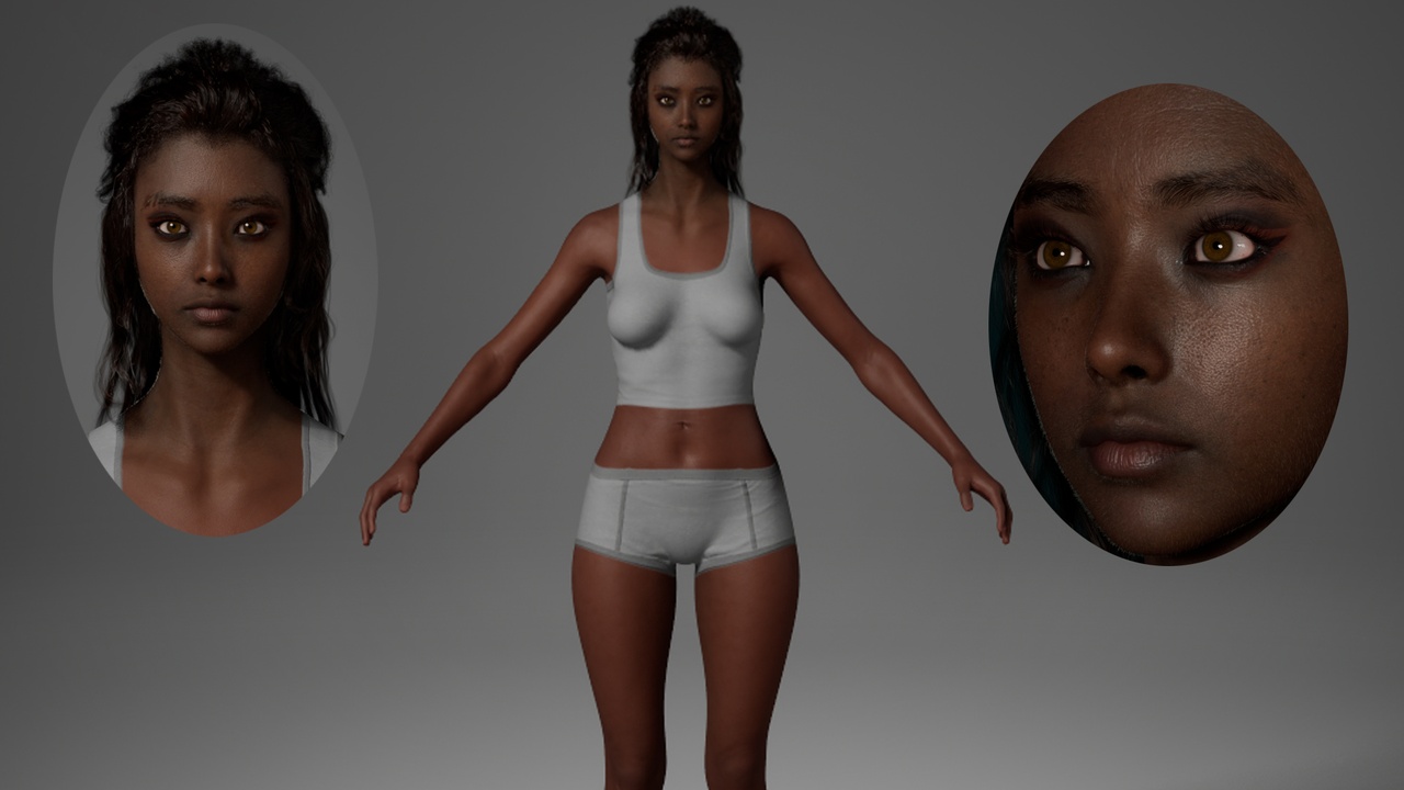 Media 1 for listing Editable MetaHuman Beauty - Kardashian.With hair, no clothing included.