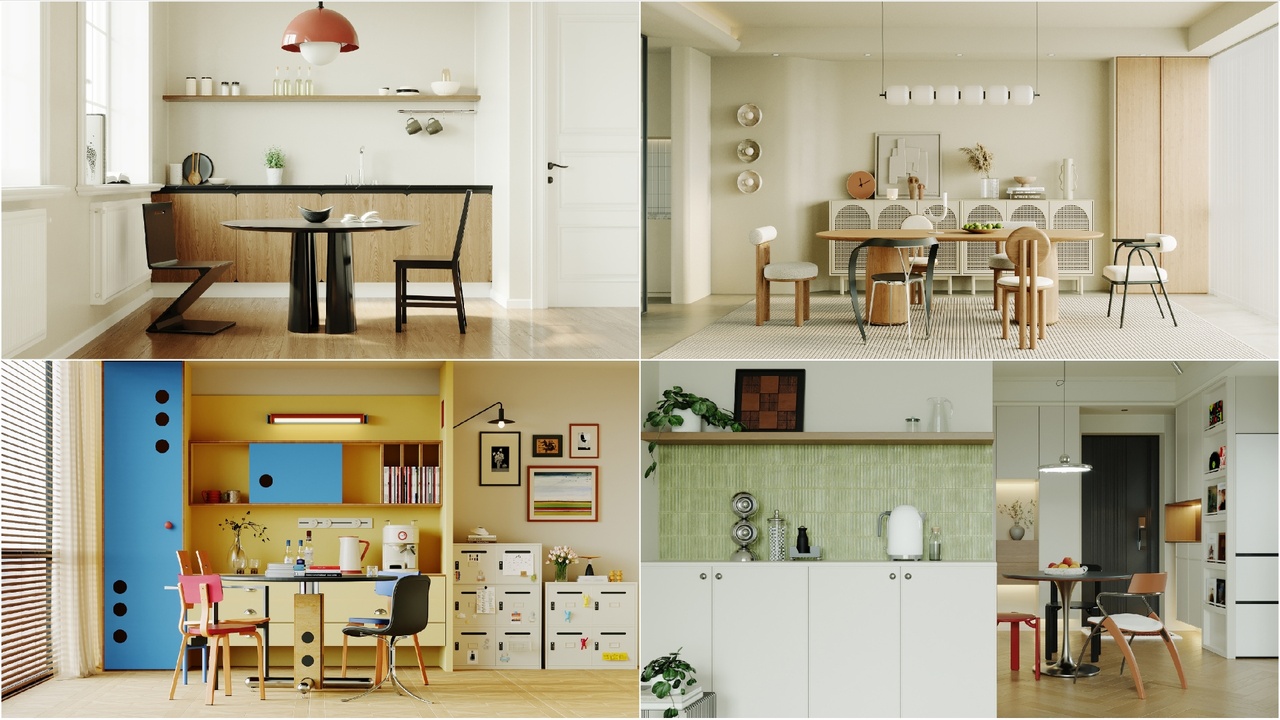 Media 1 for listing Dining Room Collection 03 - 4 Scenes