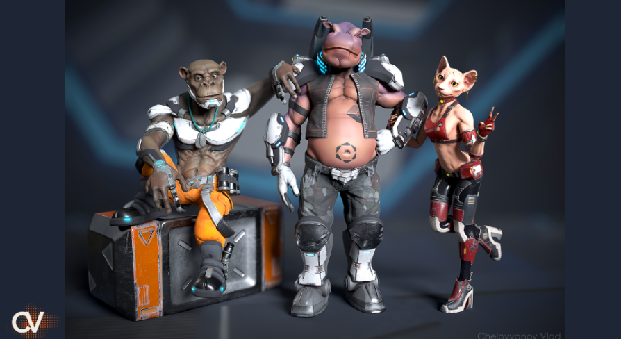 SpaceCrew Pack | Fab