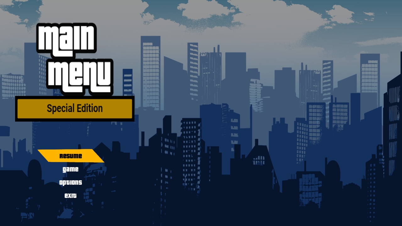 Media 1 for listing 2D Main Menu "Special Edition"
