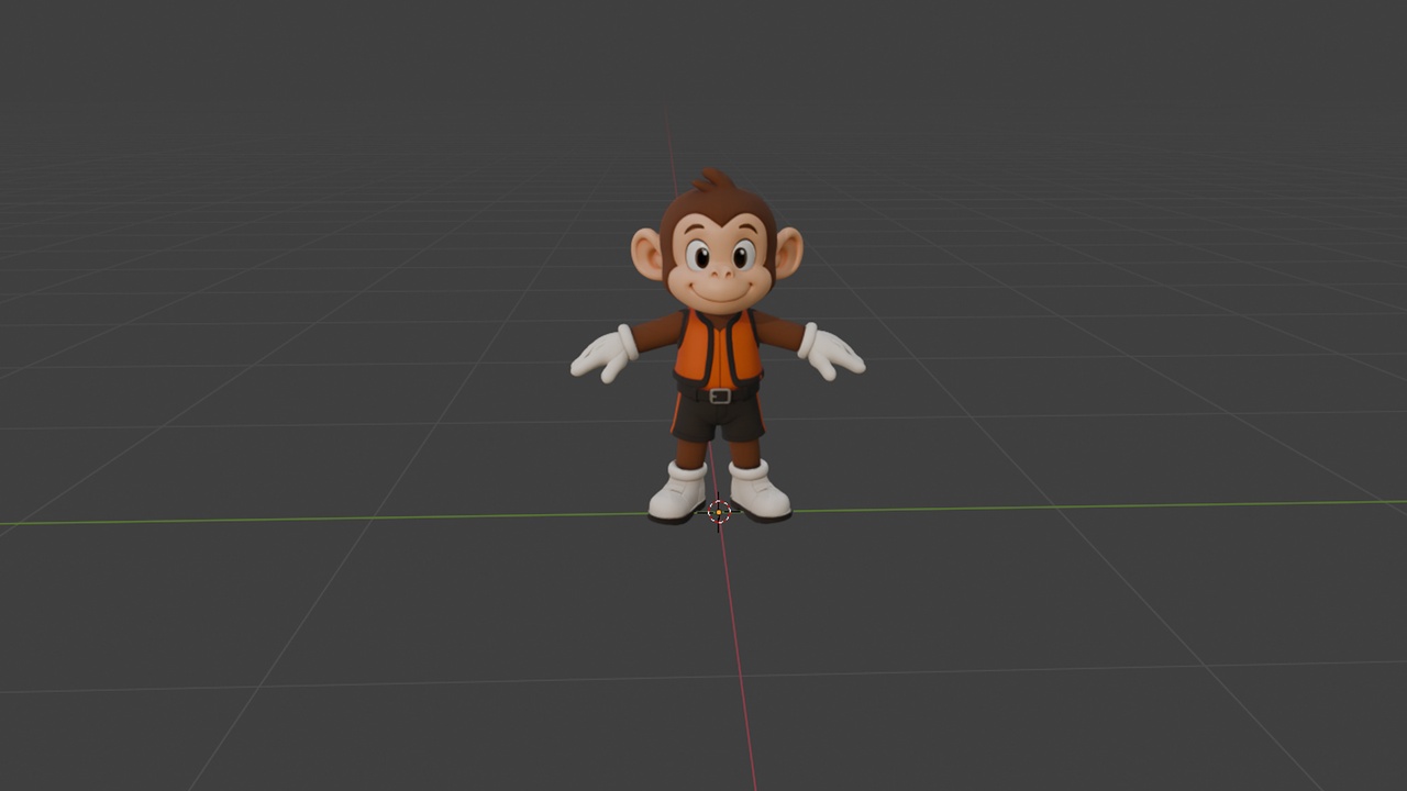 Media 1 for listing Cartoon Monkey Character