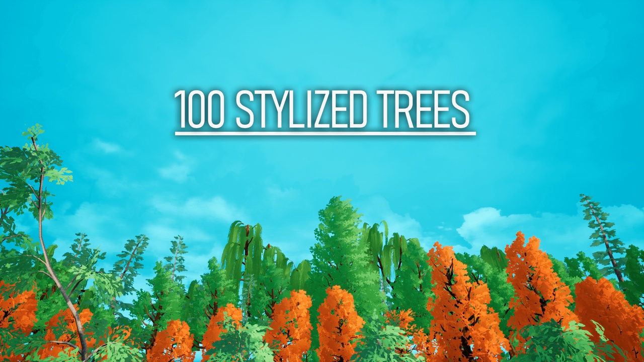 Media 1 for listing 100 Stylized Trees