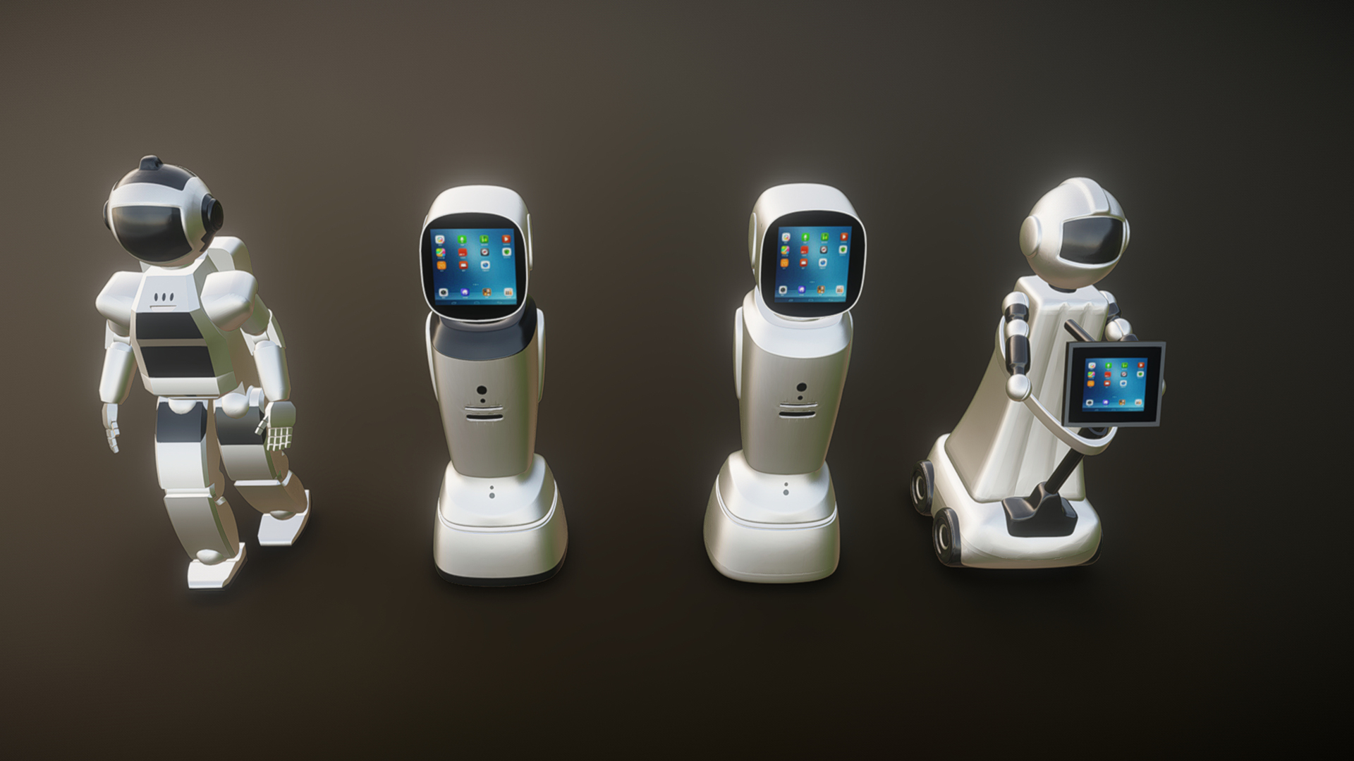 AI-powered guided tour service robot A89 | Fab