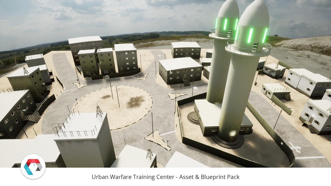 Media 1 for listing Urban Warfare Training Center - Modular Asset & Blueprint Pack
