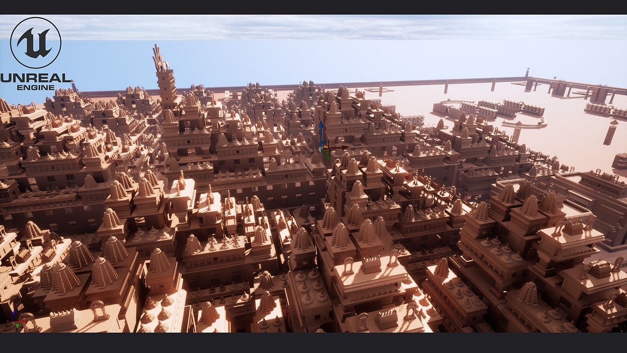 Media 1 for listing The Grand Palace | Aran | Indian style citadel royal fort 3d model asset.