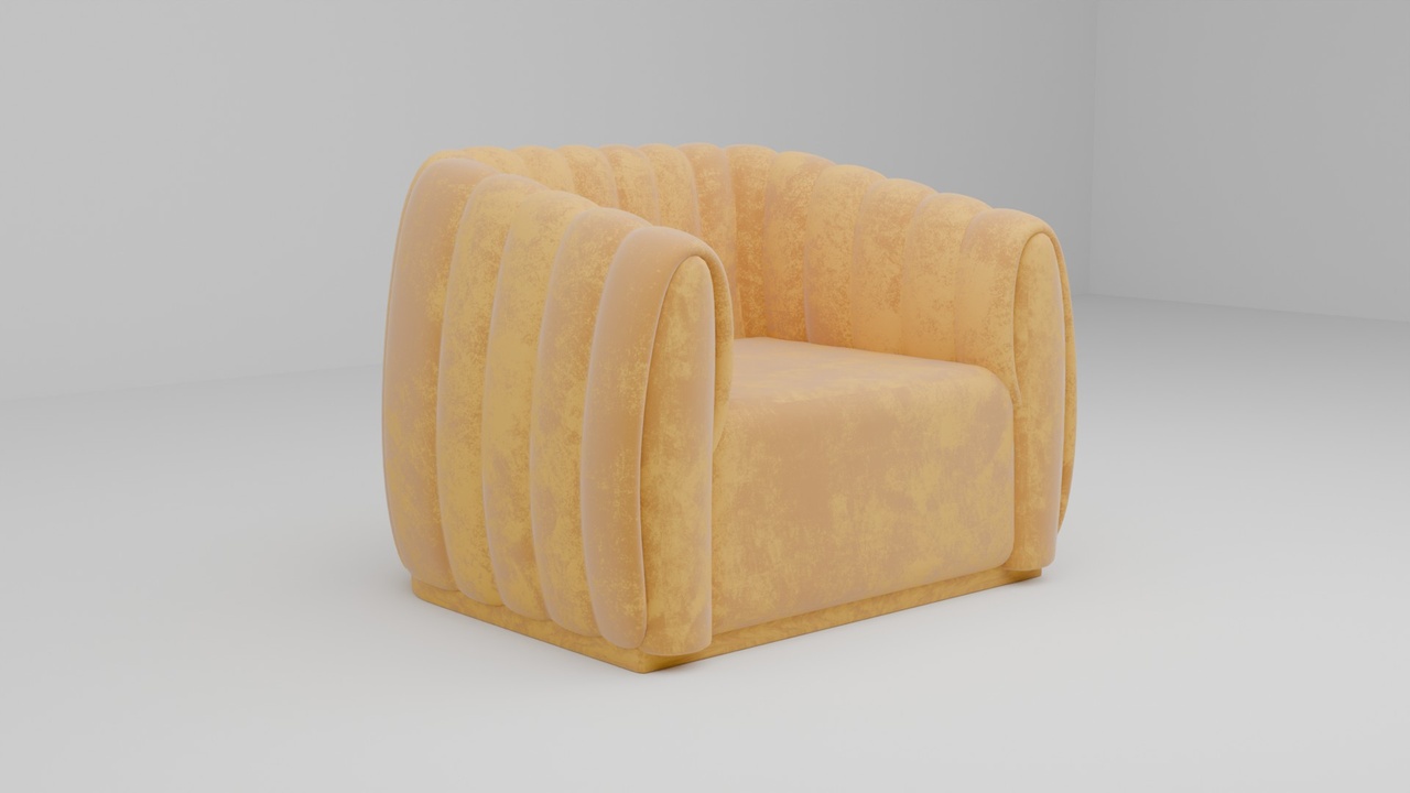Media 1 for listing Arno Velvet Sofa Collection – Game Ready & ArchViz