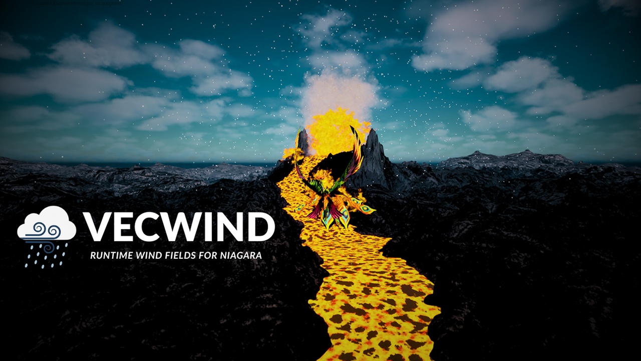 Media 1 for listing VecWind - Runtime Wind Fields for Niagara