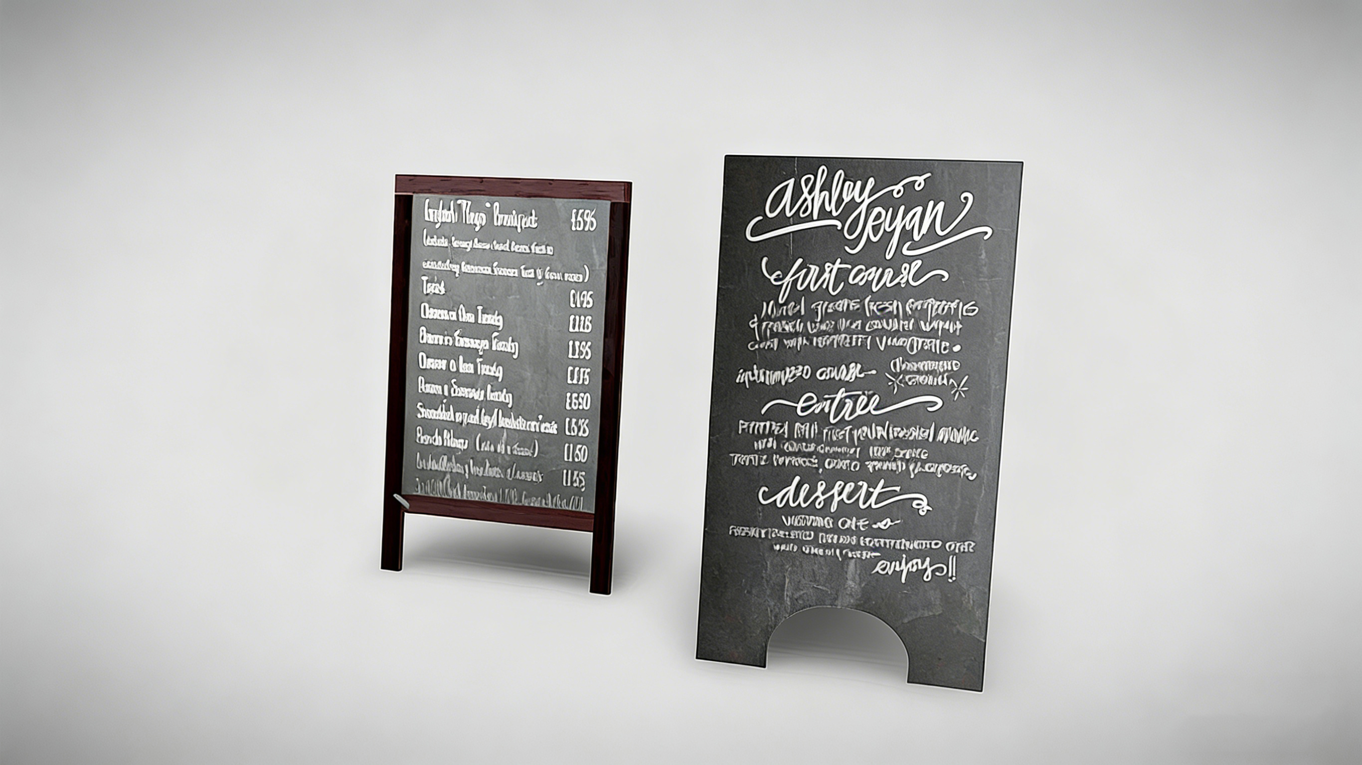 Menu signboard | Fab