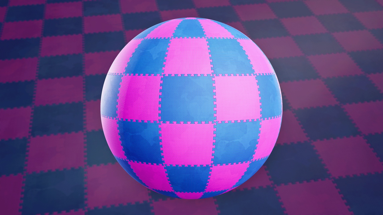 Media 1 for listing Stylized Playground Foam Floor 01C - Material