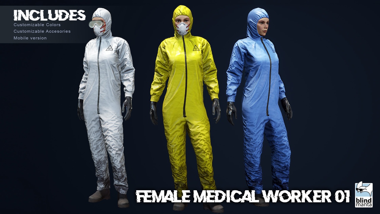 Media 1 for listing Female Medical Worker 01