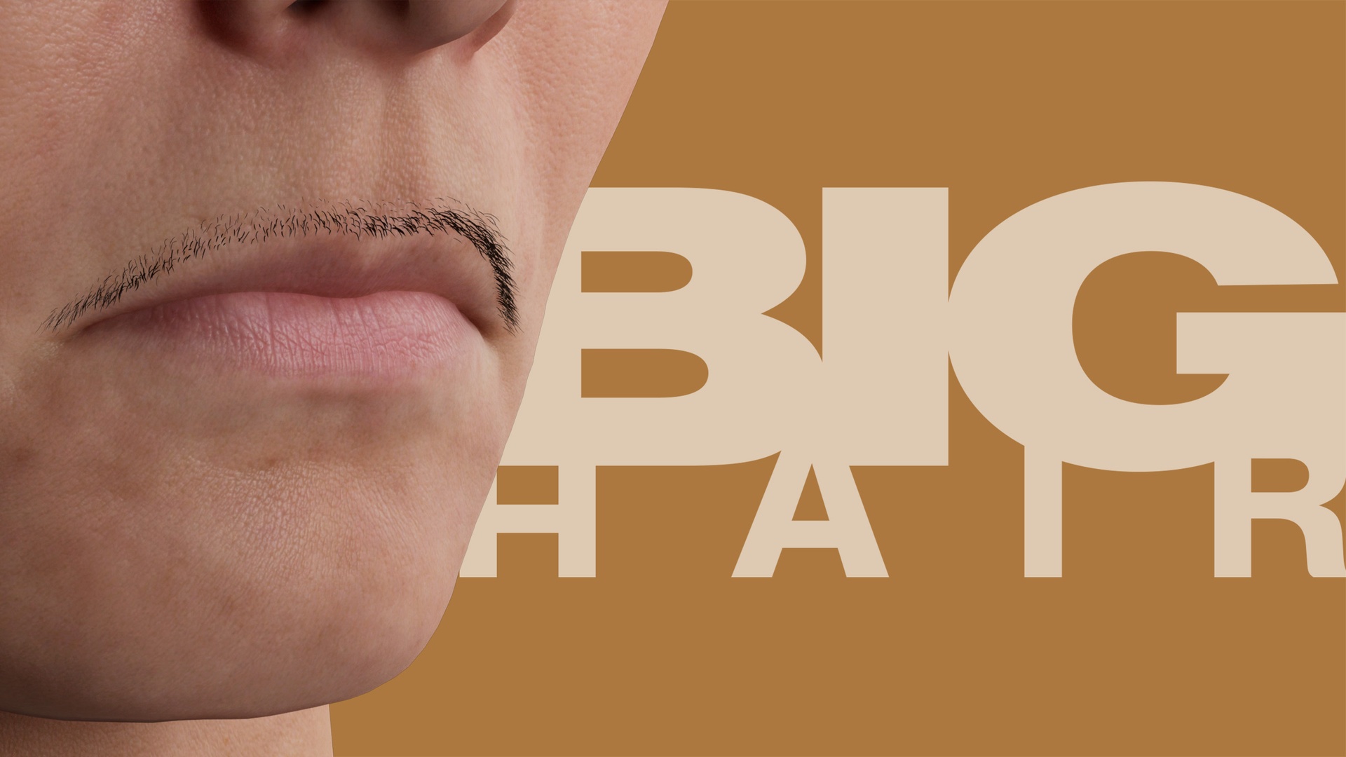 Metahuman Pencil Mustache VeryThin - BigHair ilanı için 1. medya