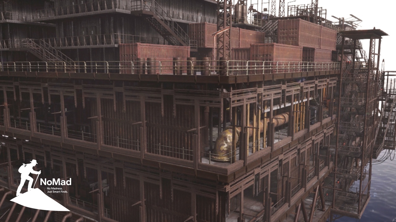 商品 Abandoned Sea Platform – Post-Apocalyptic Offshore Environment Pack 的媒体 1